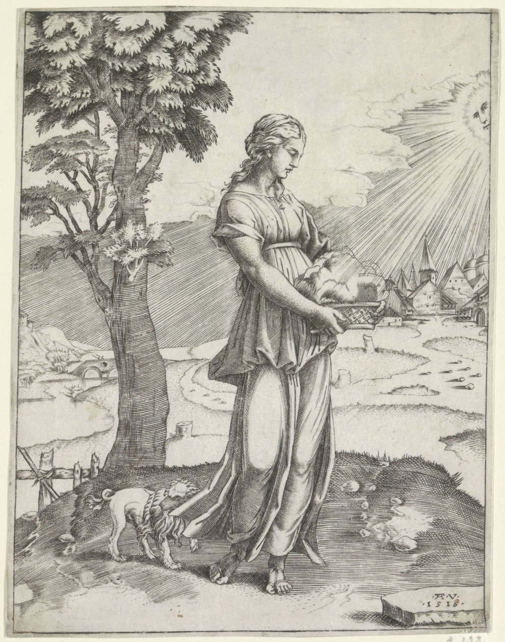 Sibylle de Cumes - Agostino Veneziano