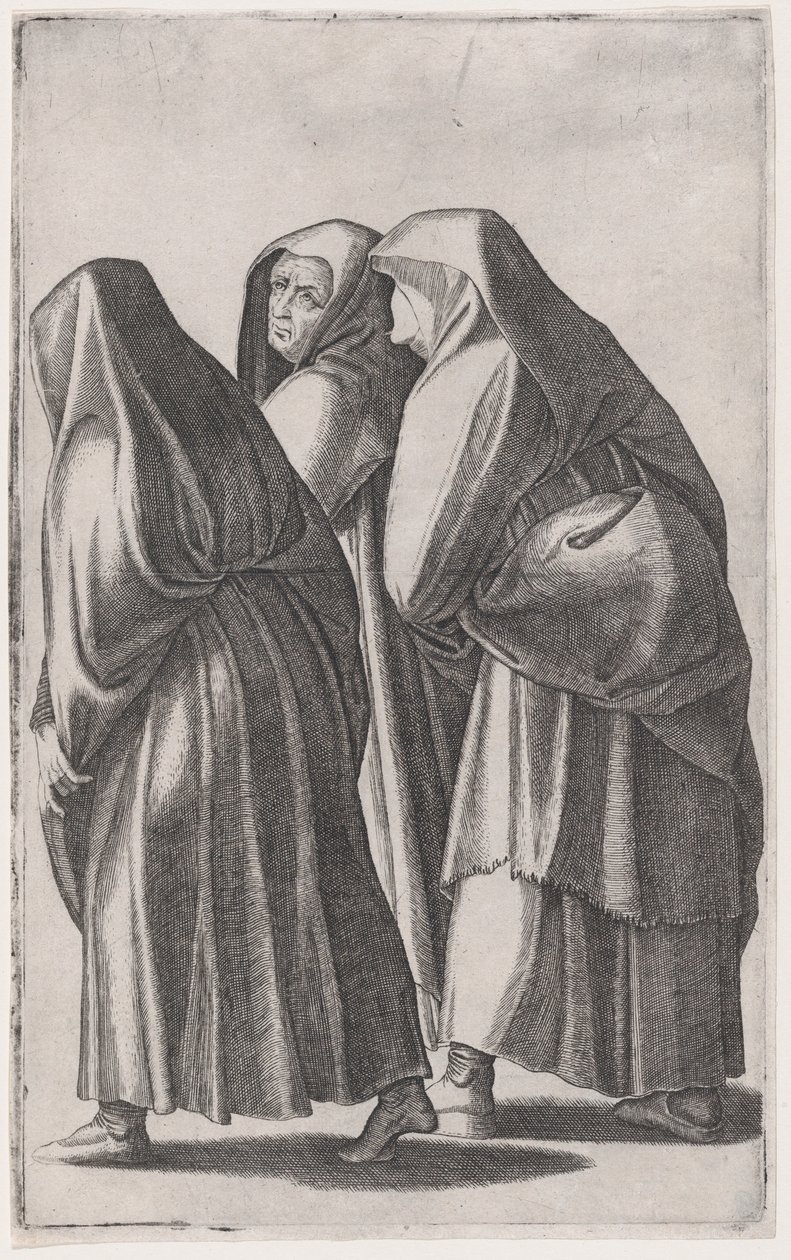 Les trois saintes femmes allant au sépulcre, vers 1514-36 - Agostino Veneziano