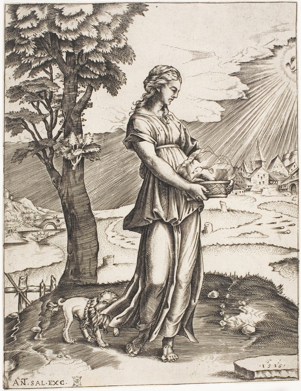 La Sibylle de Cumes - Agostino dei Musi