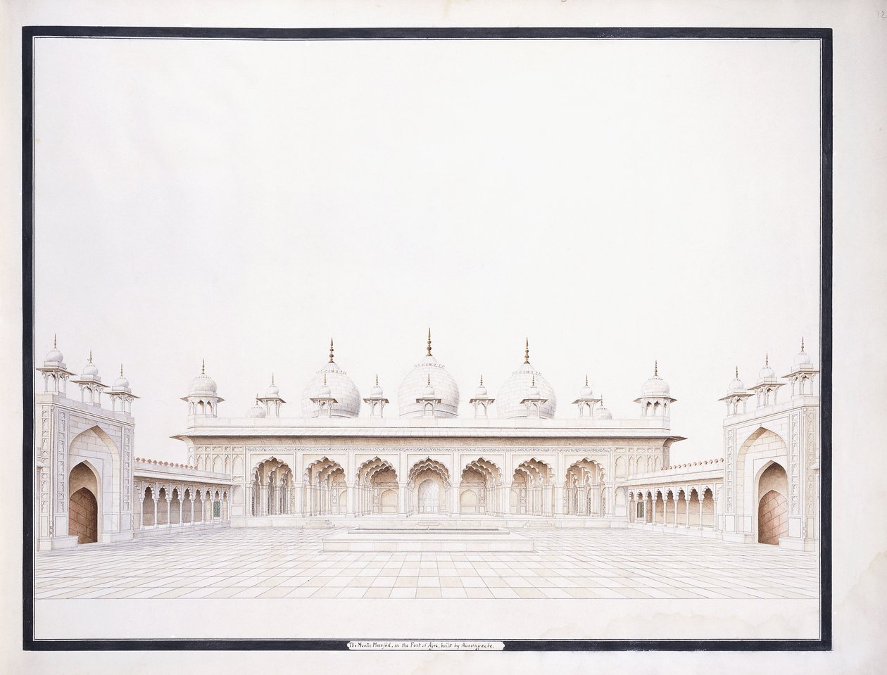 La Moti Musjid dans le fort d