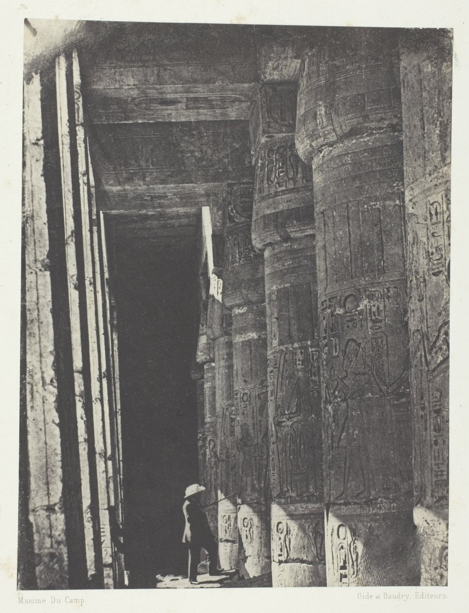 Médinet-Habou, Galerie du Palais de Ramsès-Méiamoun; Thèbes - Aimé Rochas