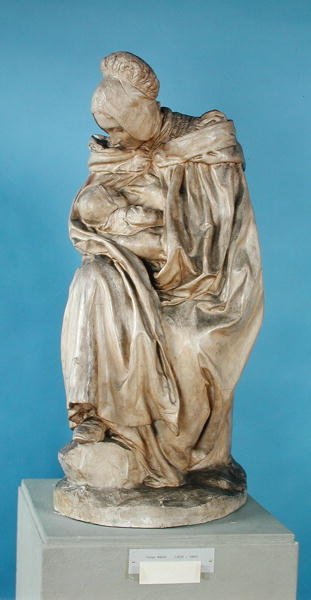Femme boulonnaise nourrissant son enfant - Aime Jules Dalou
