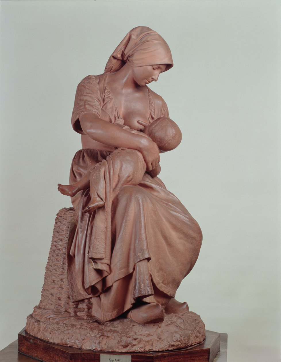 Paysanne allaitant un nourrisson, 1873 - Aime Jules Dalou