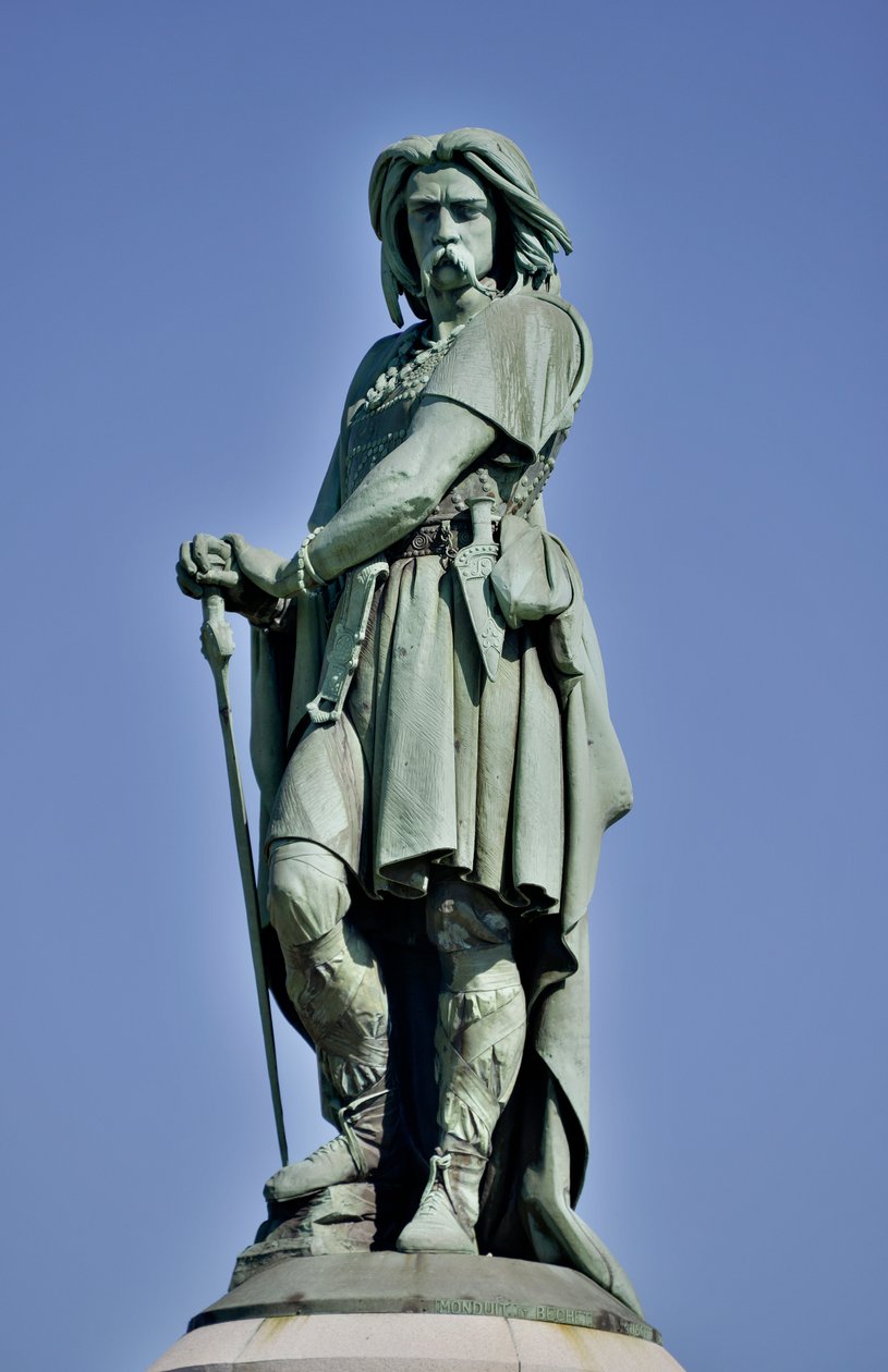 Statue colossale de Vercingétorix (72-46 avant J.-C.), chef gaulois - Sculpture de Millet Aimé 1865 - Aime Millet