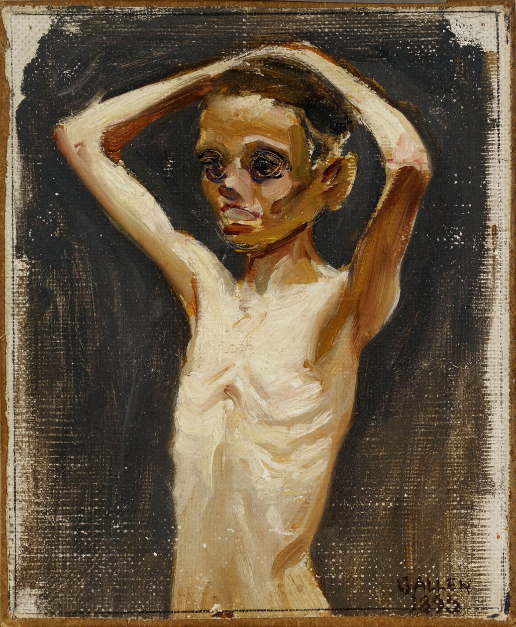 La jeune fille de la ferme de Jaskala - Akseli Gallen-Kallela