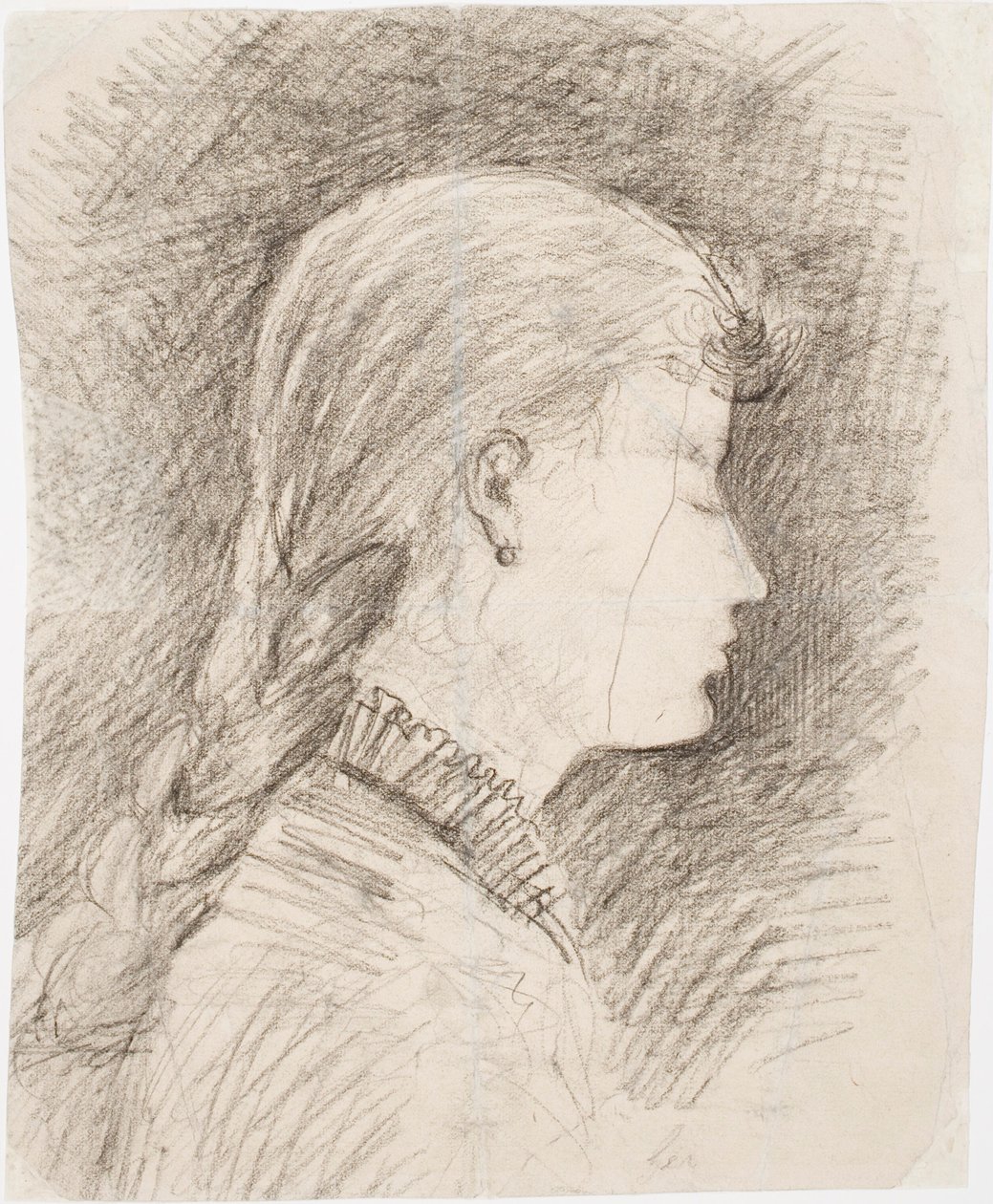 Tête de jeune fille (Gerda Ringbom, puis Bergroth) - Akseli Gallen-Kallela
