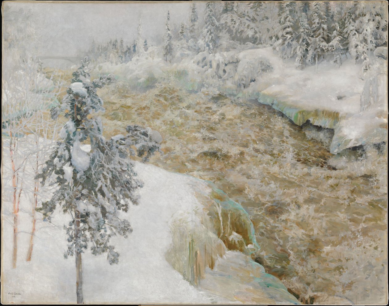Imatra en hiver - Akseli Gallen-Kallela