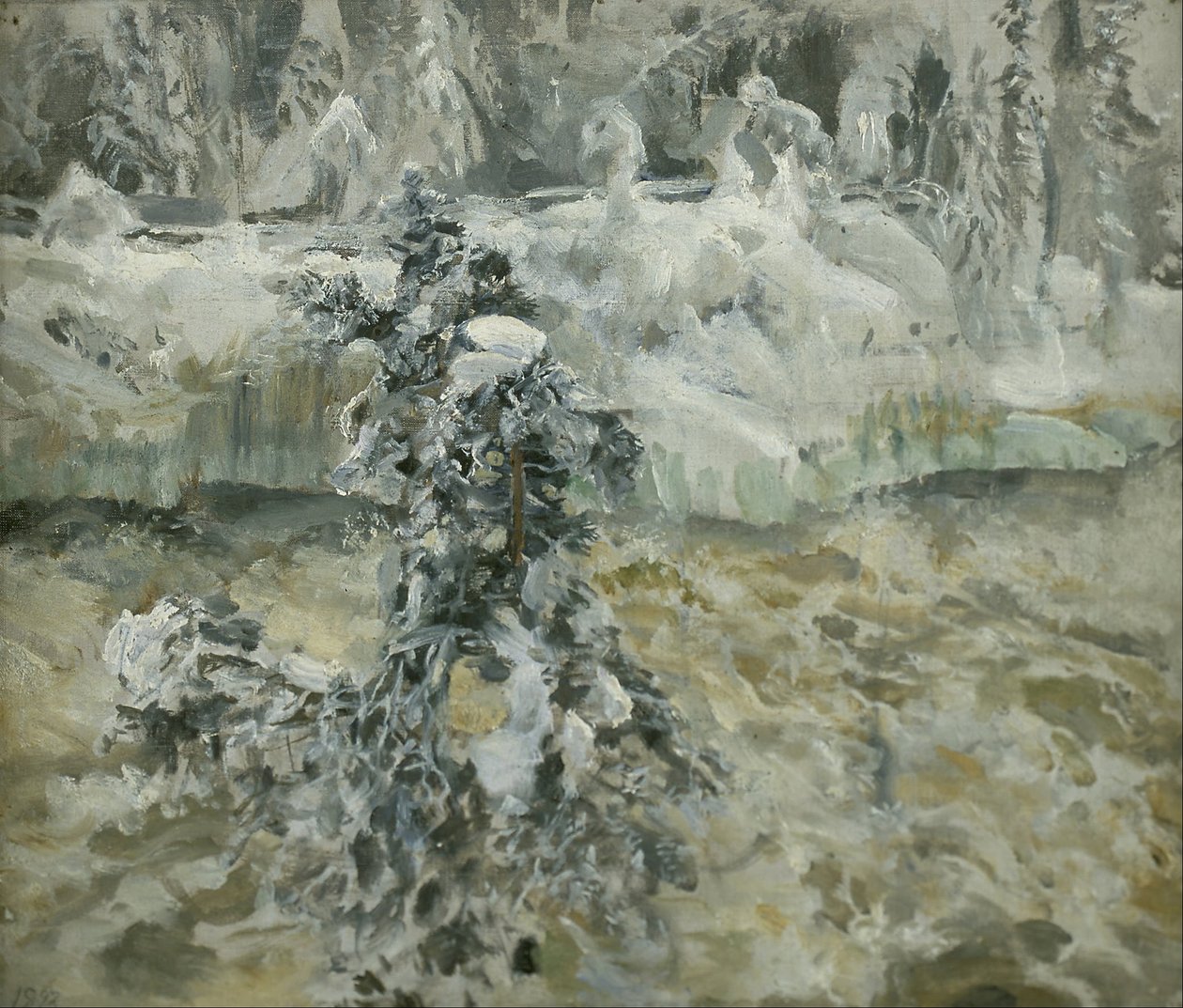 Imatra en hiver - Akseli Gallen-Kallela
