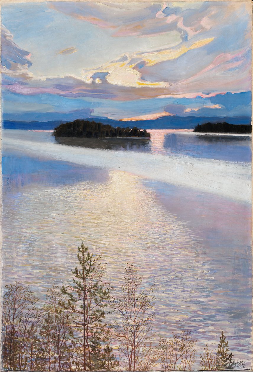 Vue sur le lac - Akseli Gallen-Kallela