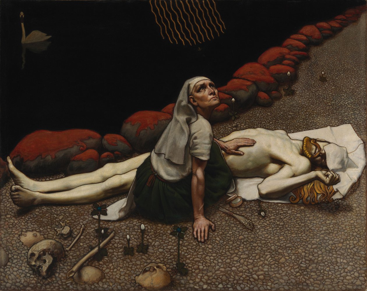 La mère de Lemminkäinen - Akseli Gallen-Kallela