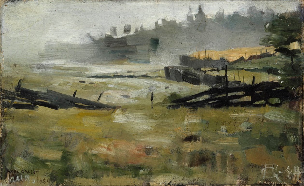 Paysage brumeux - Akseli Gallen-Kallela
