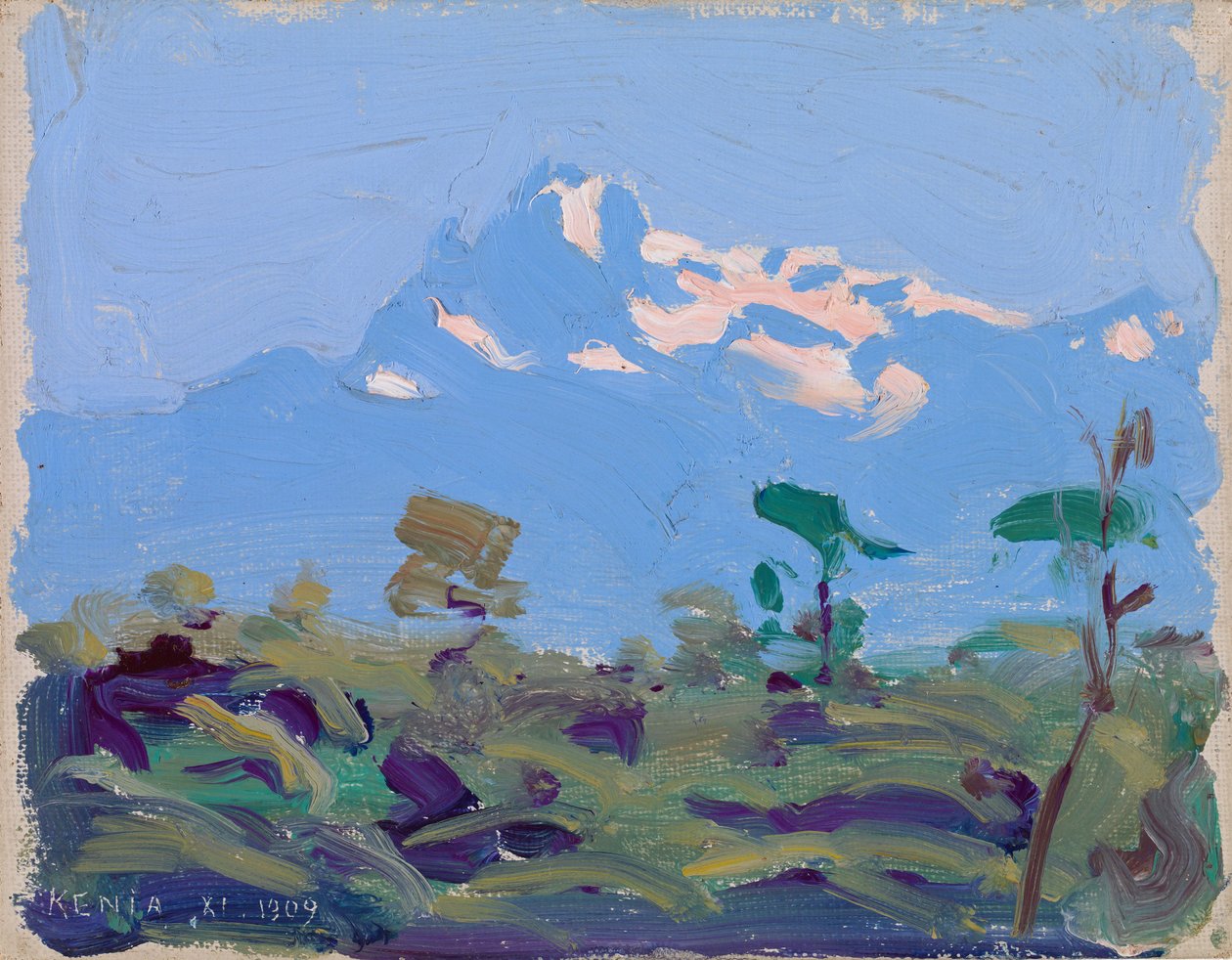 Le mont Kenya - Akseli Gallen-Kallela