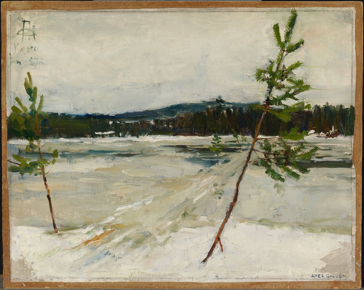 Sentier sur la glace - Akseli Gallen-Kallela