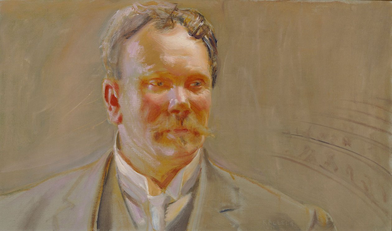 Portrait du professeur E. N. Setälä - Akseli Gallen-Kallela