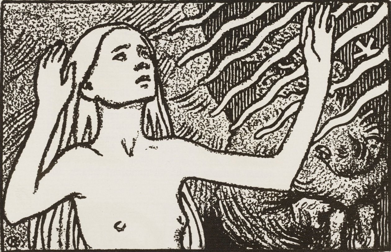 Jeune fille en prière - Akseli Gallen-Kallela