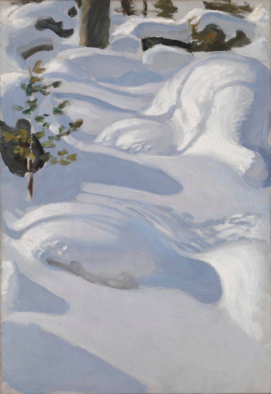 Le soleil sur la neige - Akseli Gallen-Kallela
