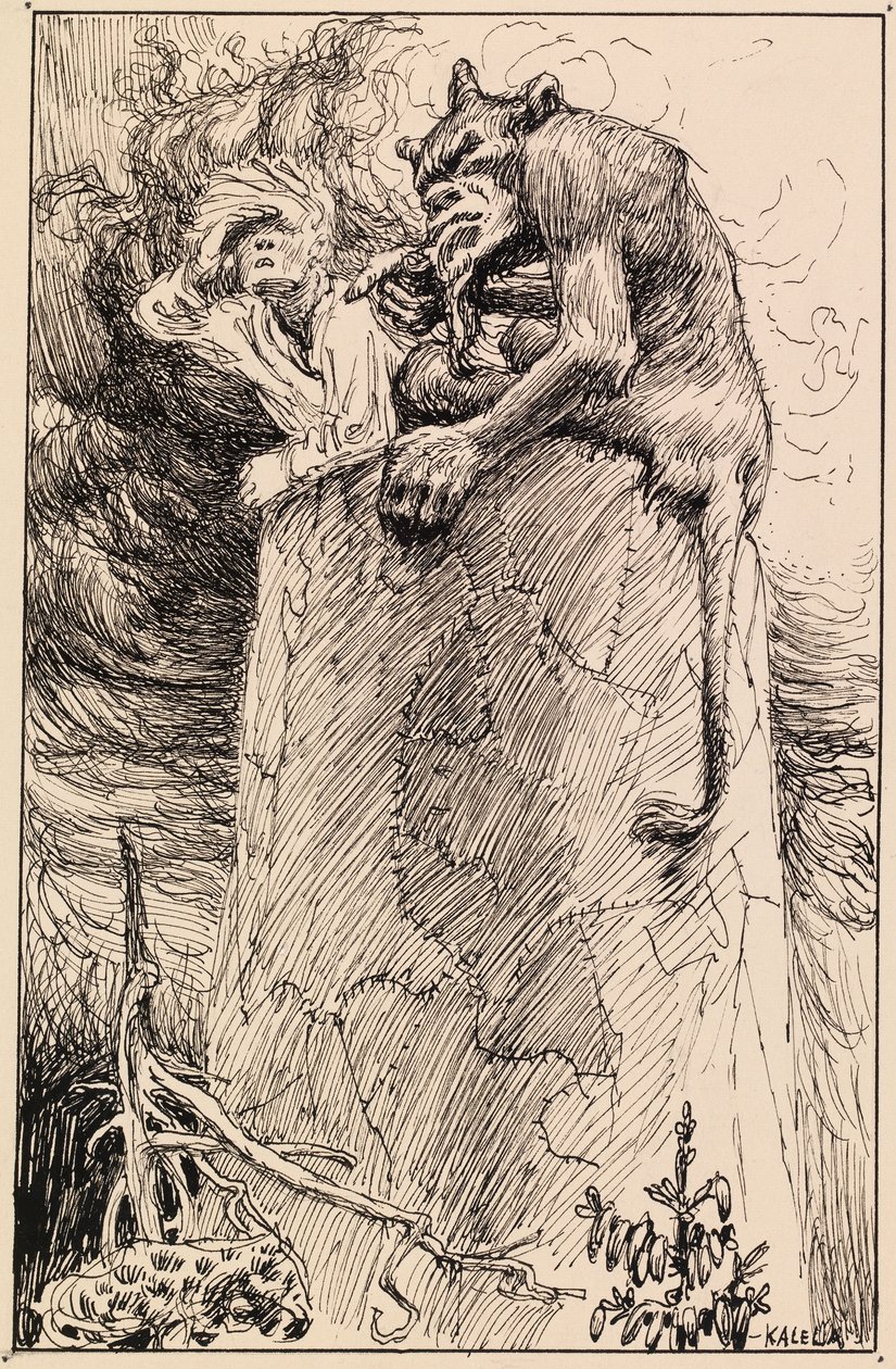 La Tour en cuir de bottes - Akseli Gallen-Kallela