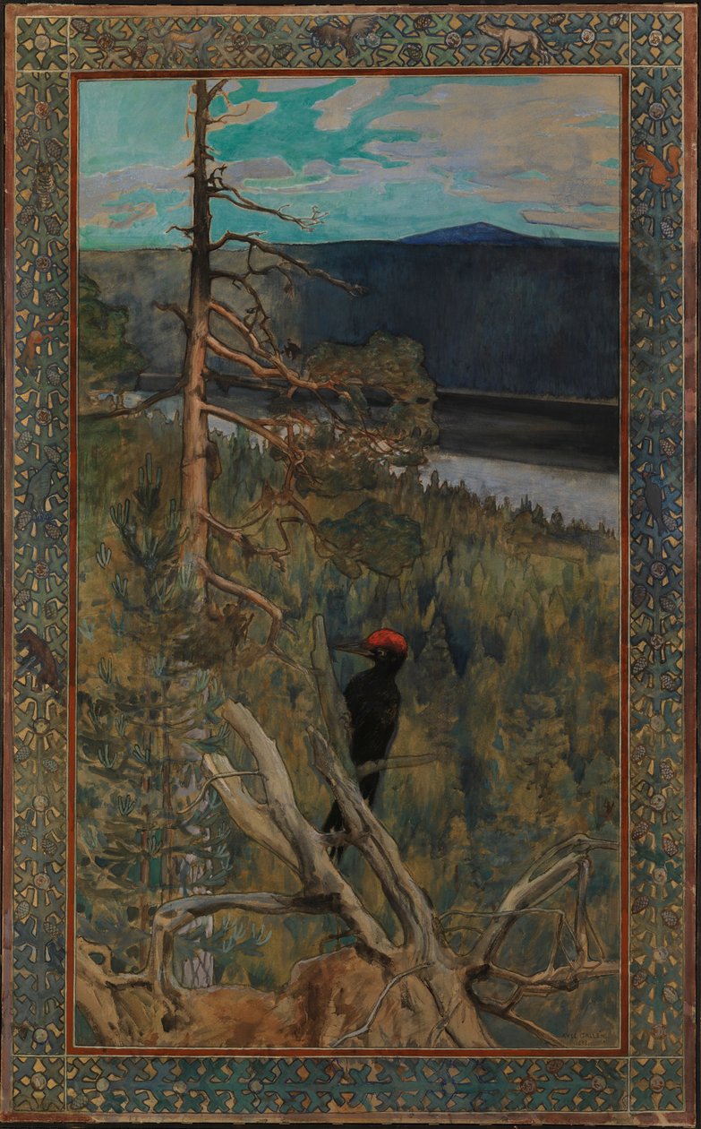 Le grand pic noir - Akseli Gallen-Kallela