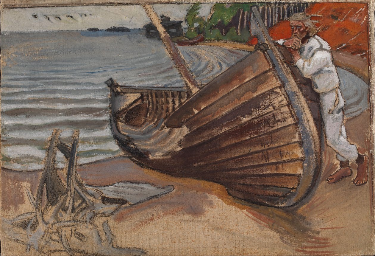 Le bateau des lamentations - Akseli Gallen-Kallela