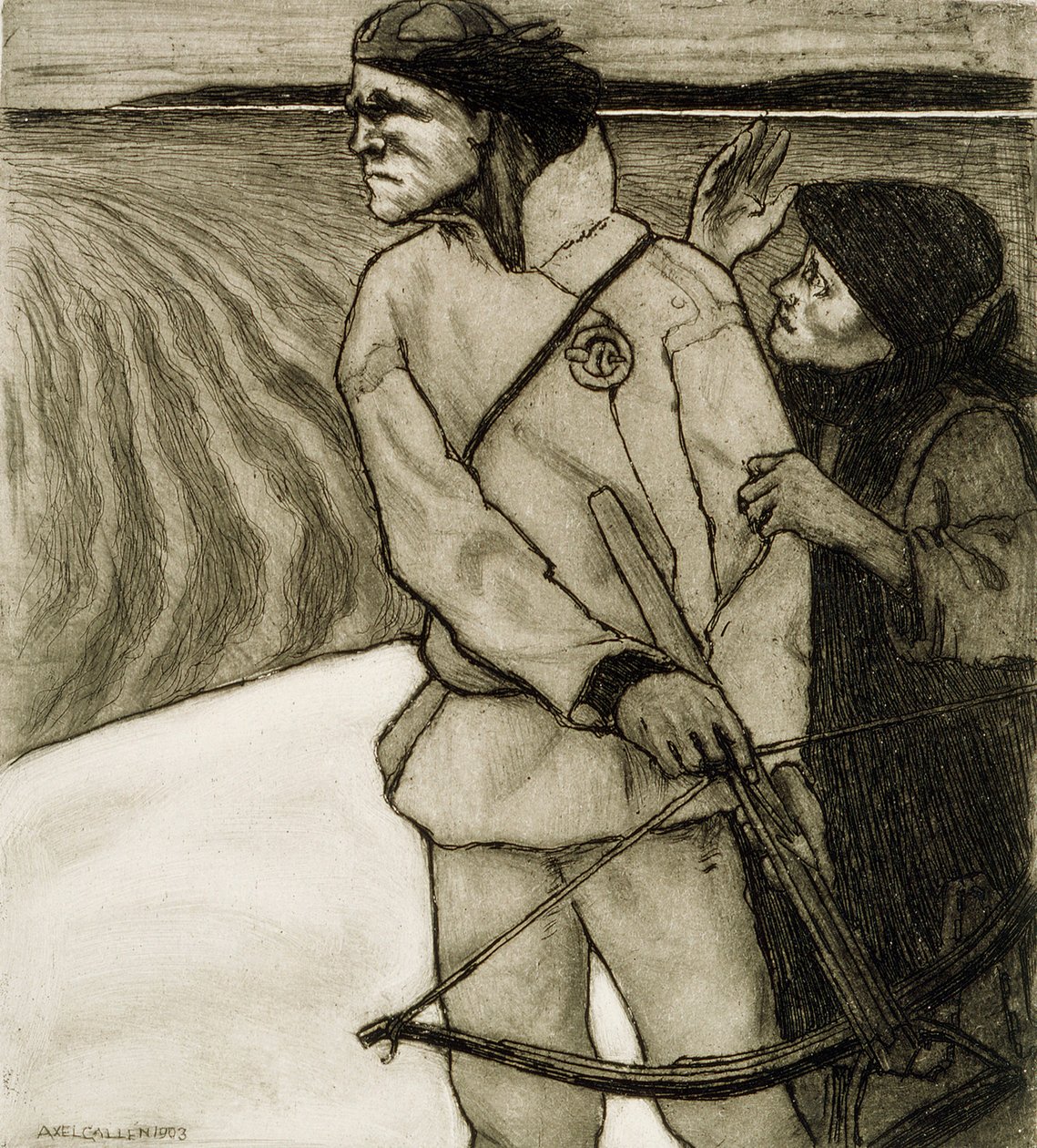 La vengeance de Joukahainen - Akseli Gallen-Kallela