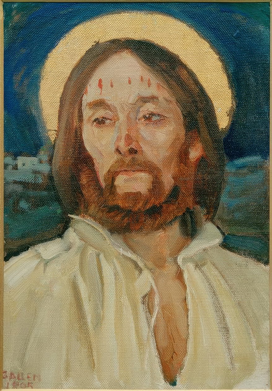 Tête du Christ - Akseli Valdemar Gallen Kallela