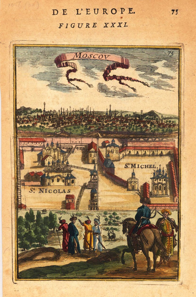 Moscou, 1683 - Alain Manesson Mallet