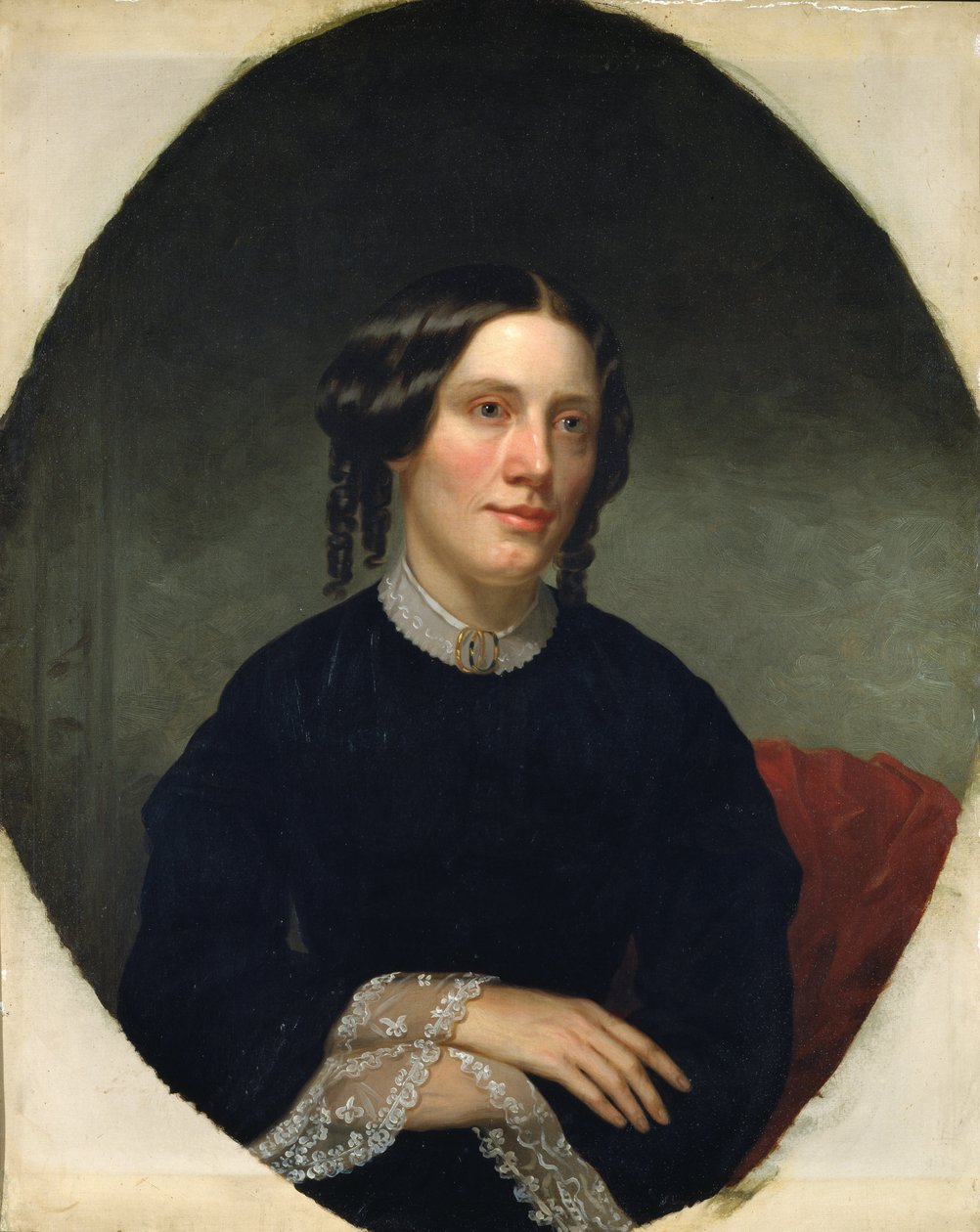 Portrait de Harriet Beecher Stowe 1811-1896, 1853 - Alanson Fisher