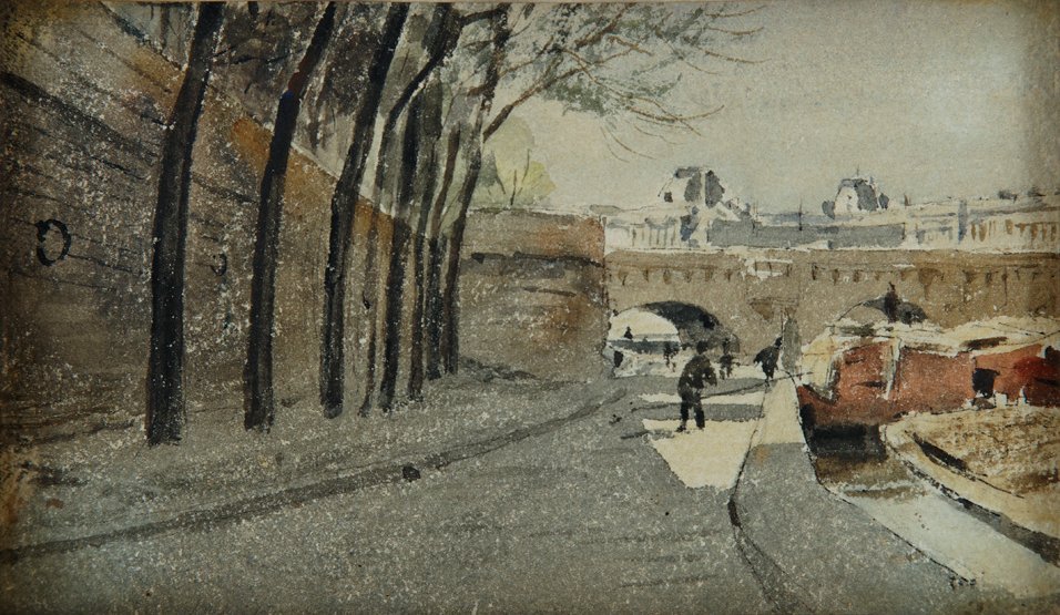 Le Louvre - Albert Anker