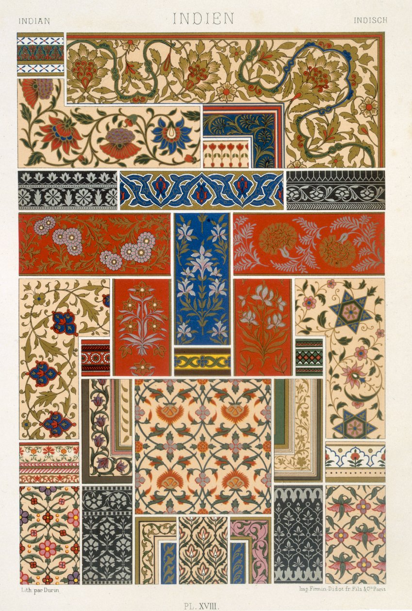 Style indien, planche XVIII de 