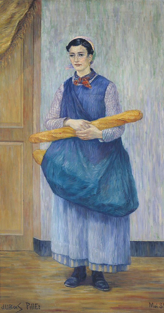 Dame portant du pain, 1889 - Albert Dubois-Pillet