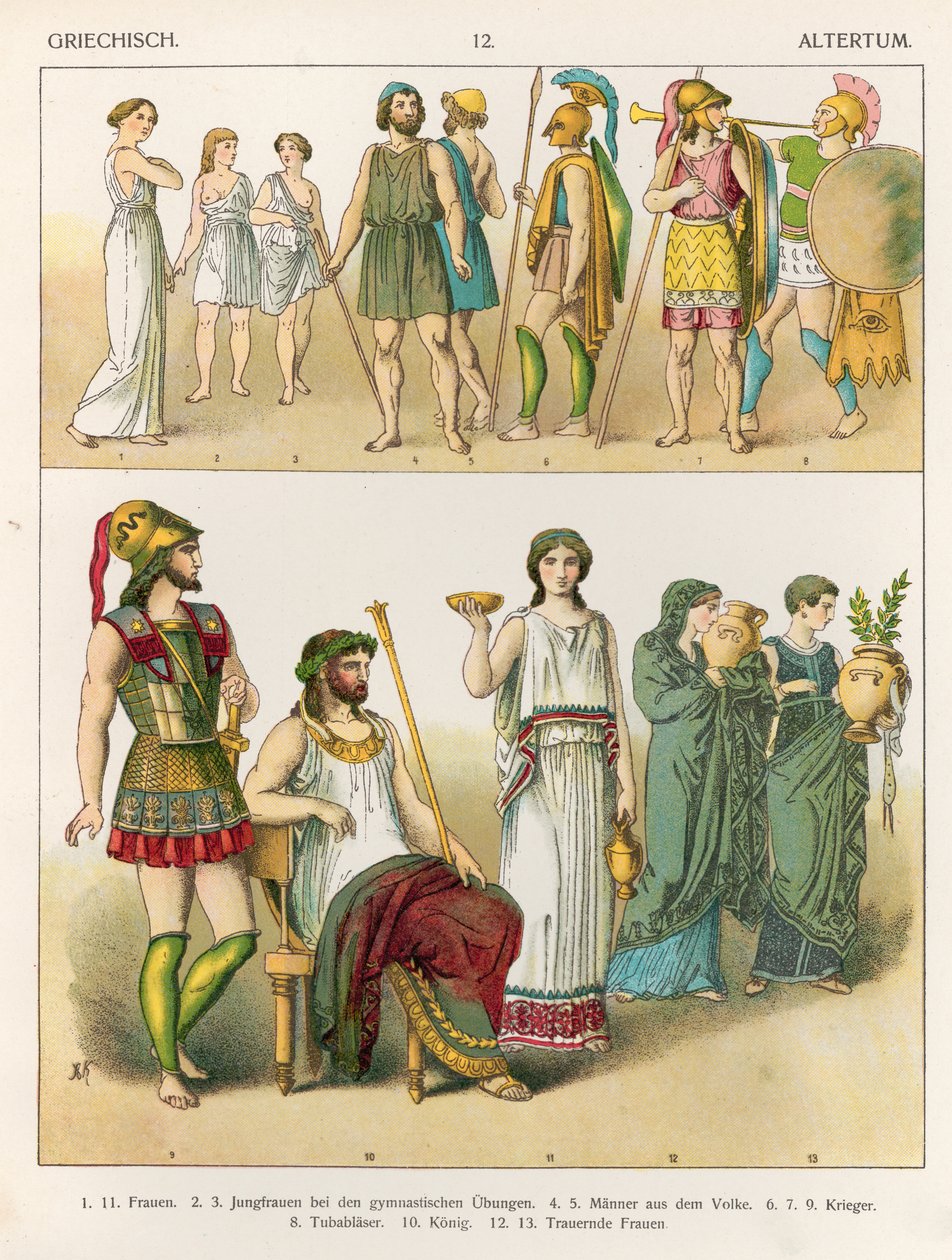 Costume grec, de 