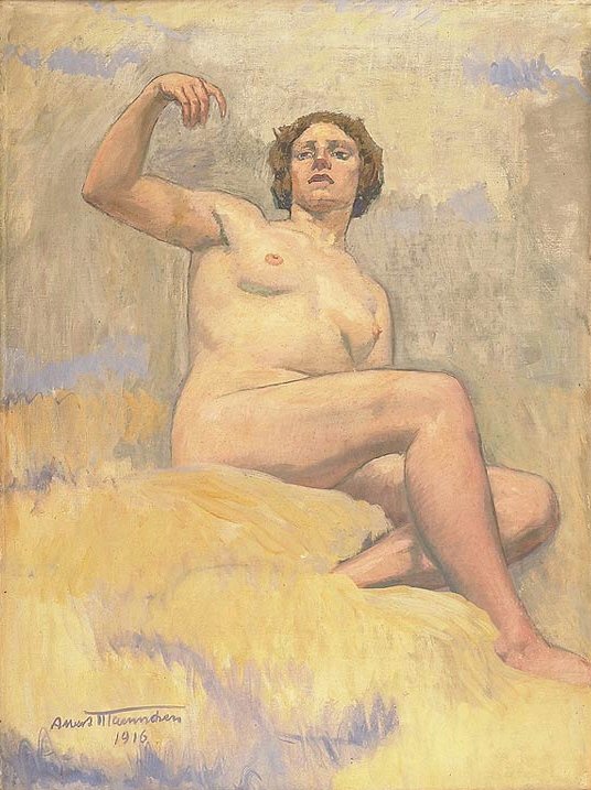 Fille dans les Nuages No. 3 - Albert Maennchen