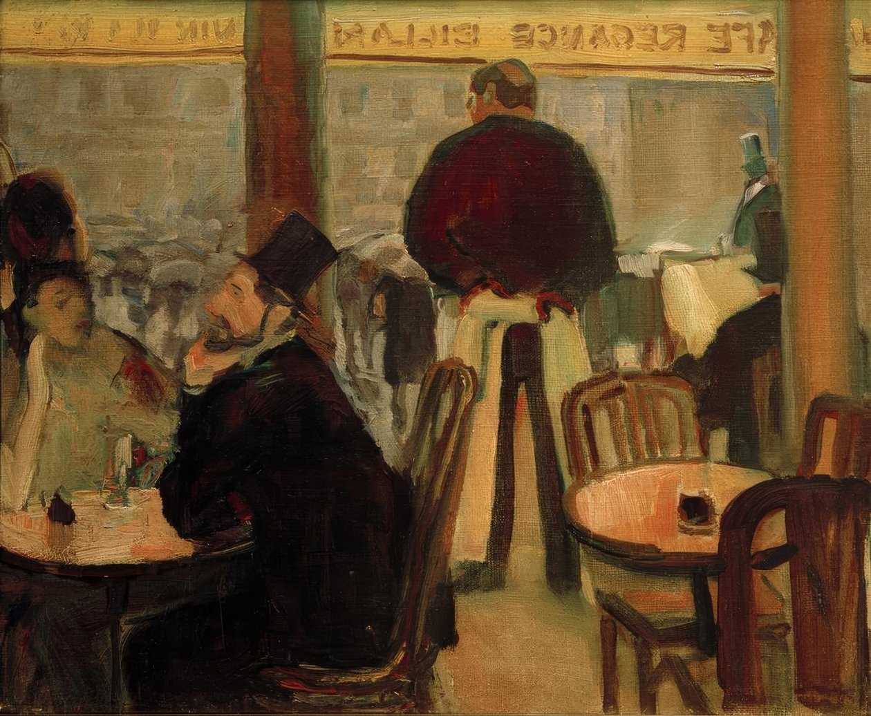 Café à Paris (Café parisien II) - Albert Weisgerber