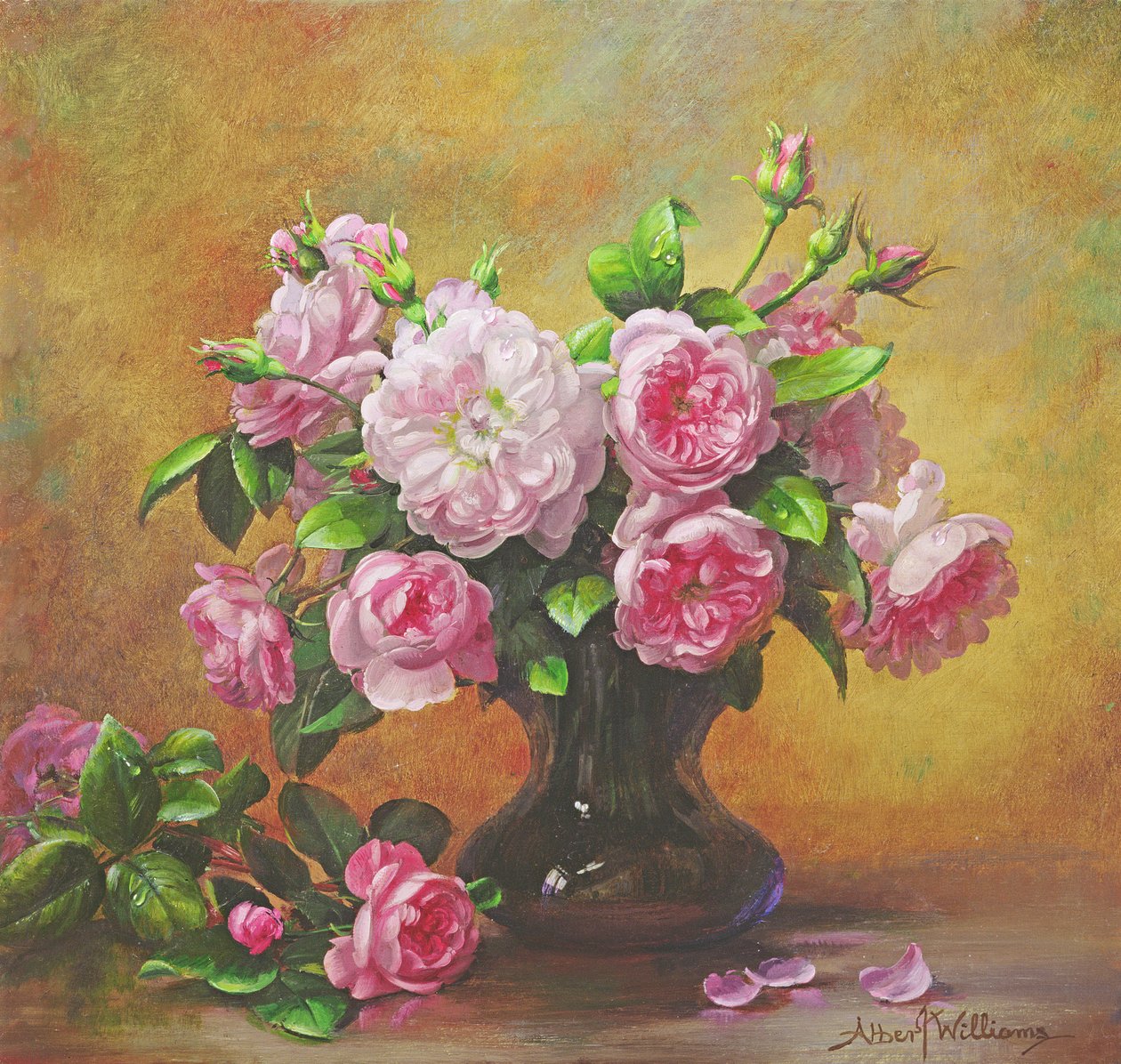 Roses au doux parfum et au toucher velouté - Albert Williams