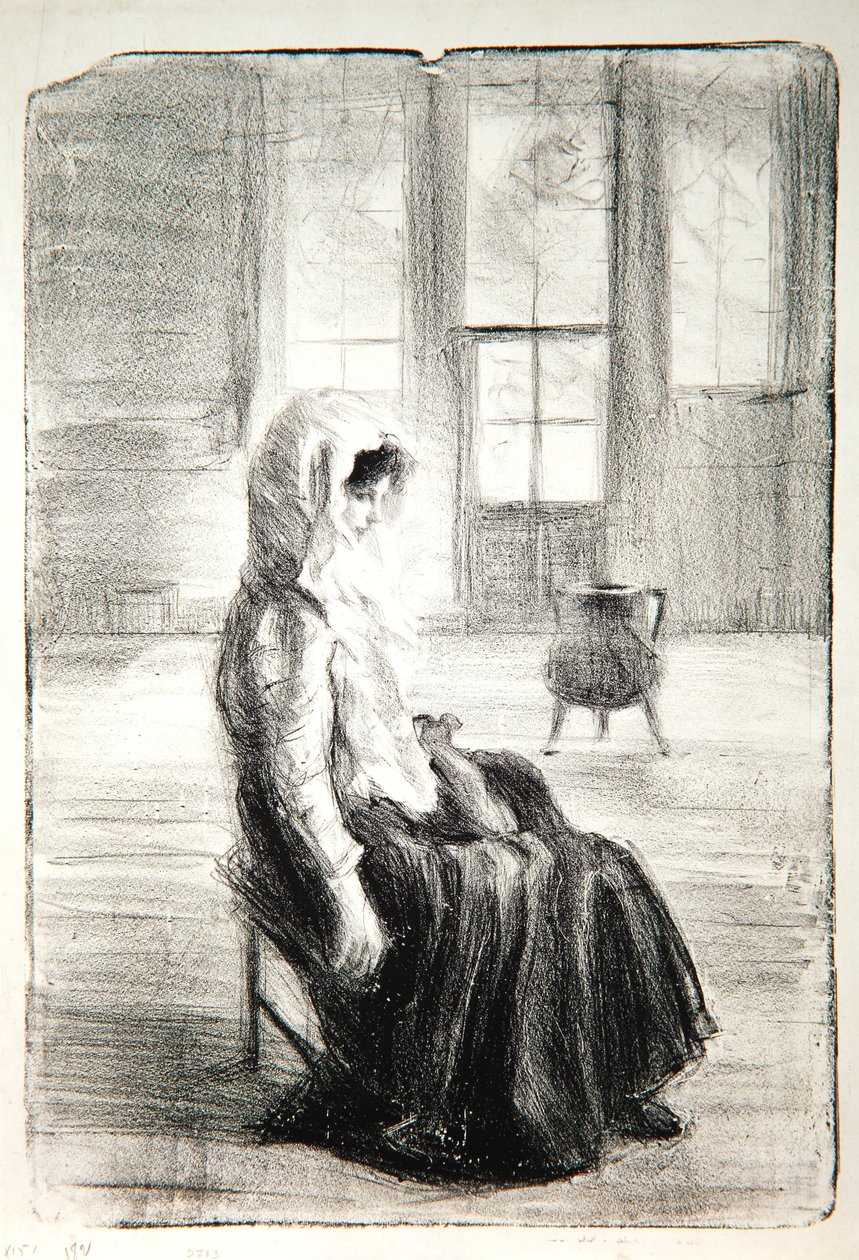 Dans la vieille chapelle, 1909 - Albert de Belleroche