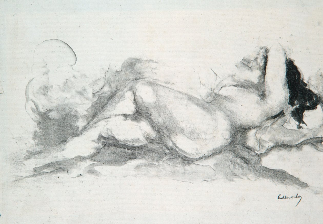 Nu au lit - Albert de Belleroche