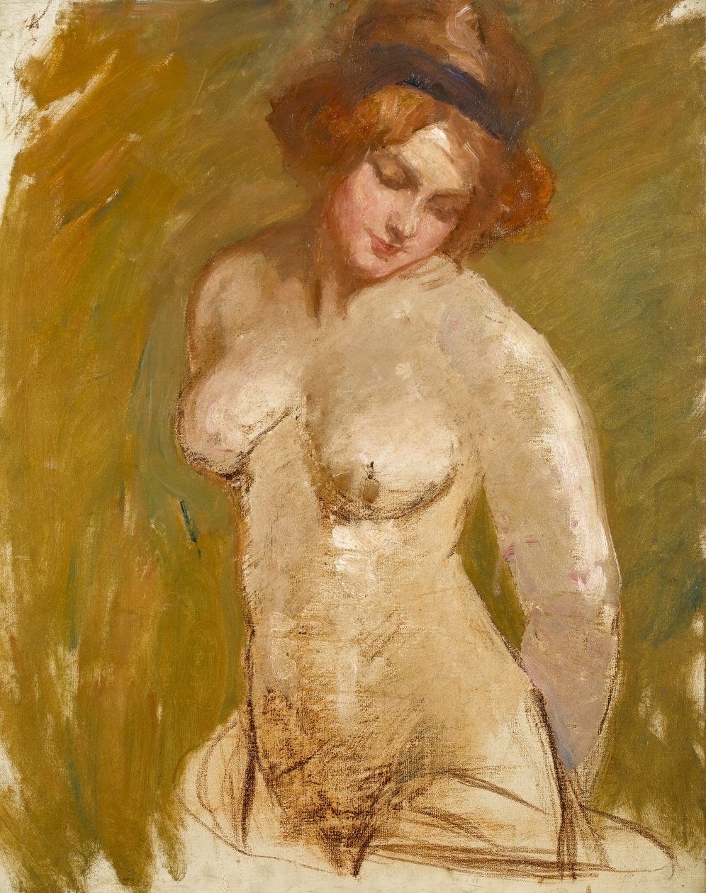 Nu avec bandeau, vers 1900 - Albert de Belleroche