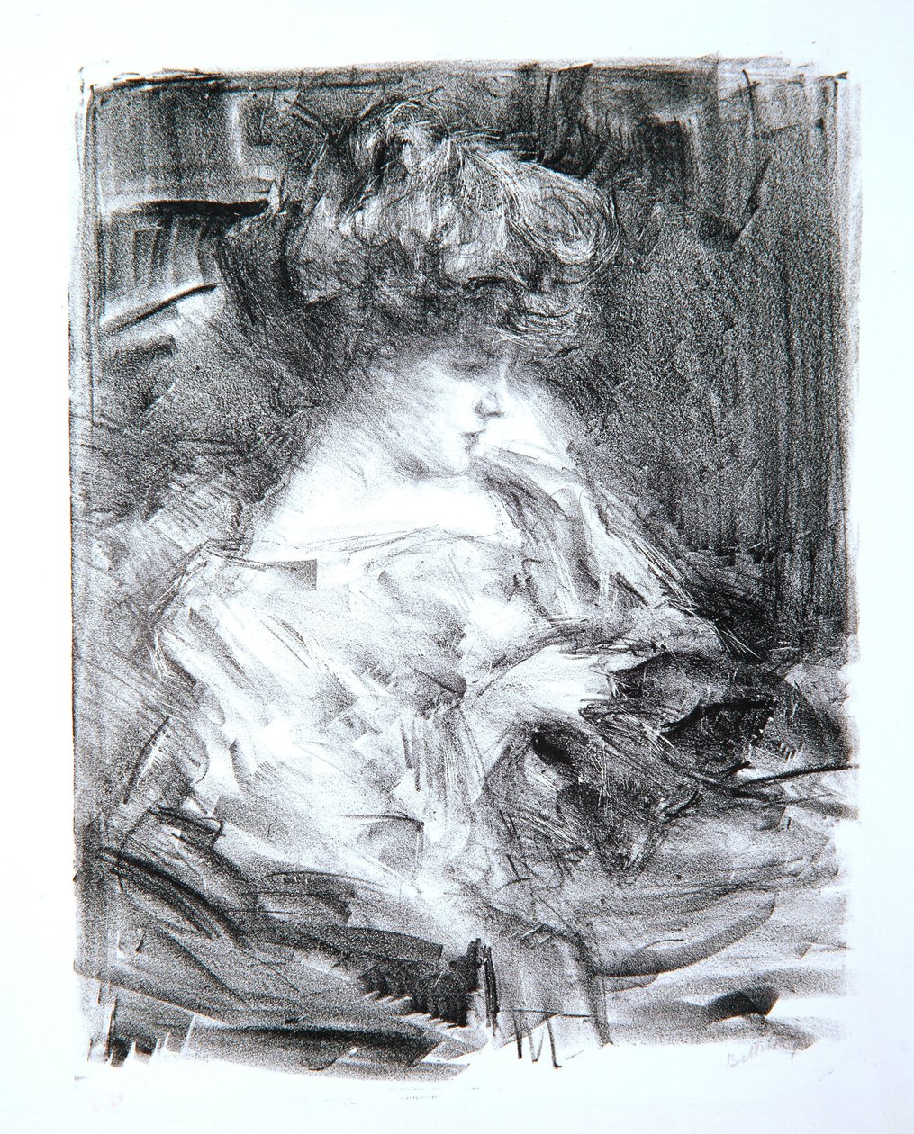 Femme Assise, Miss Shaw - Albert de Belleroche