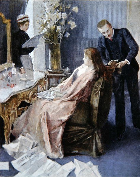 Séance de coiffure à domicile - Albert (after) Lynch