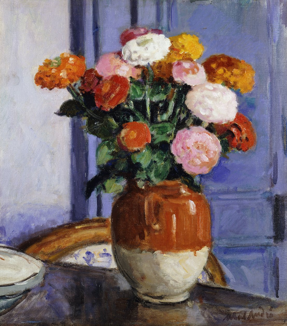 Bouquet de Zinias ; Bouquet de Zinias - Albert Andre
