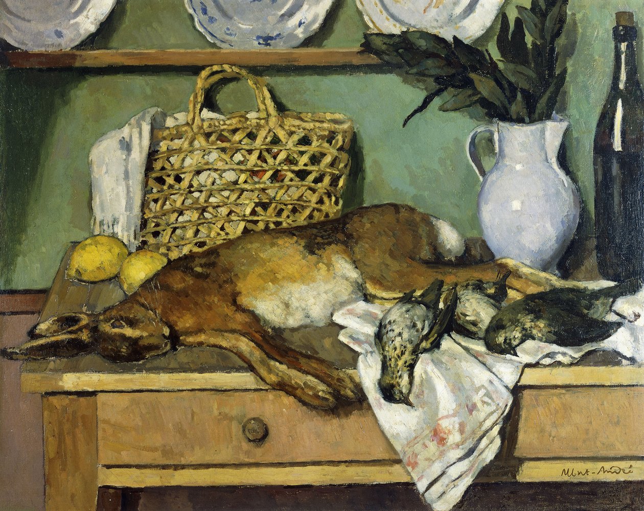 Nature morte au lapin ; Nature Morte au Lapin - Albert Andre