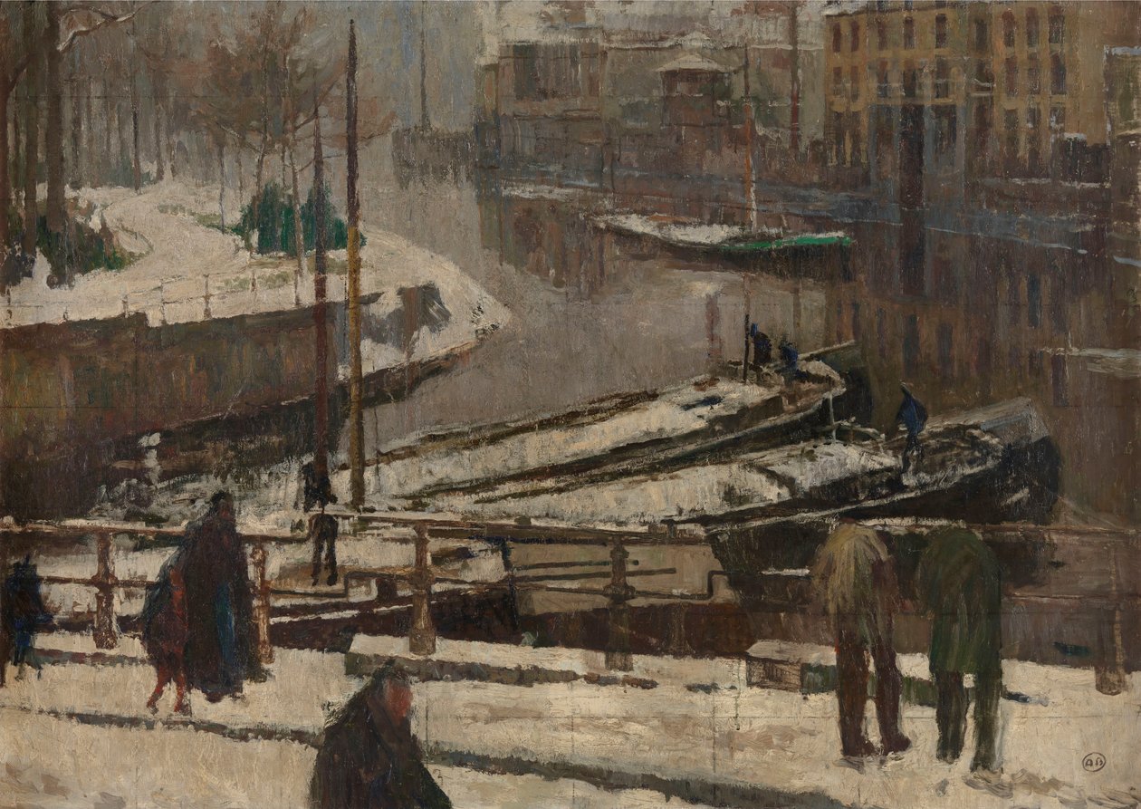 Le dégel à Gand - Albert Baertsoen
