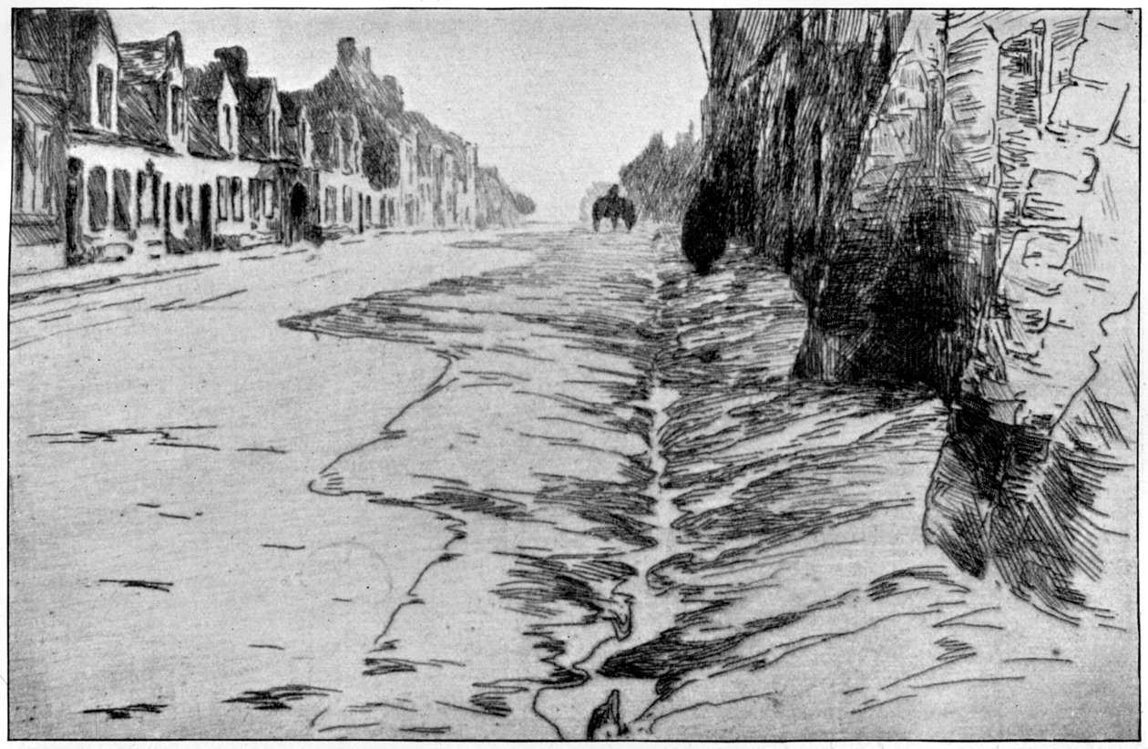 La Grande Rue, Flandre, 1898 - Albert Baertsoen