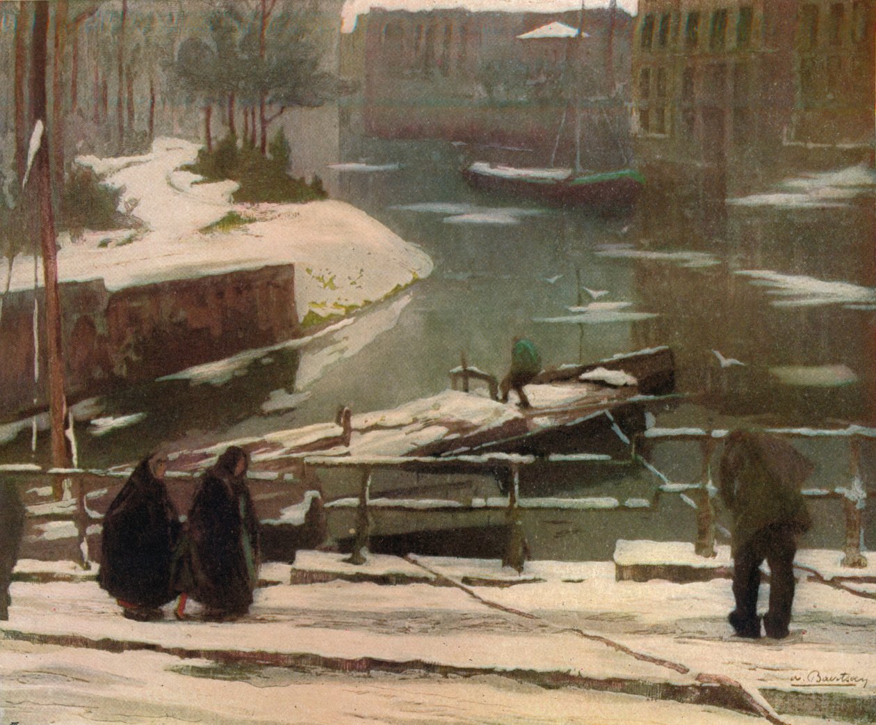 Le Dégel à Gand, vers 1902, 1906-7 - Albert Baertsoen