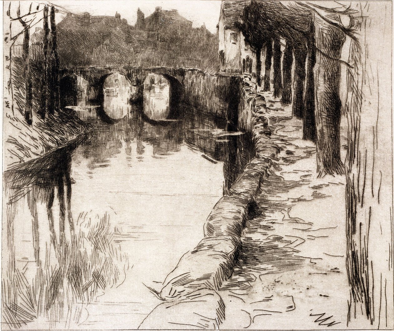 Vieux quai - Albert Baertsoen