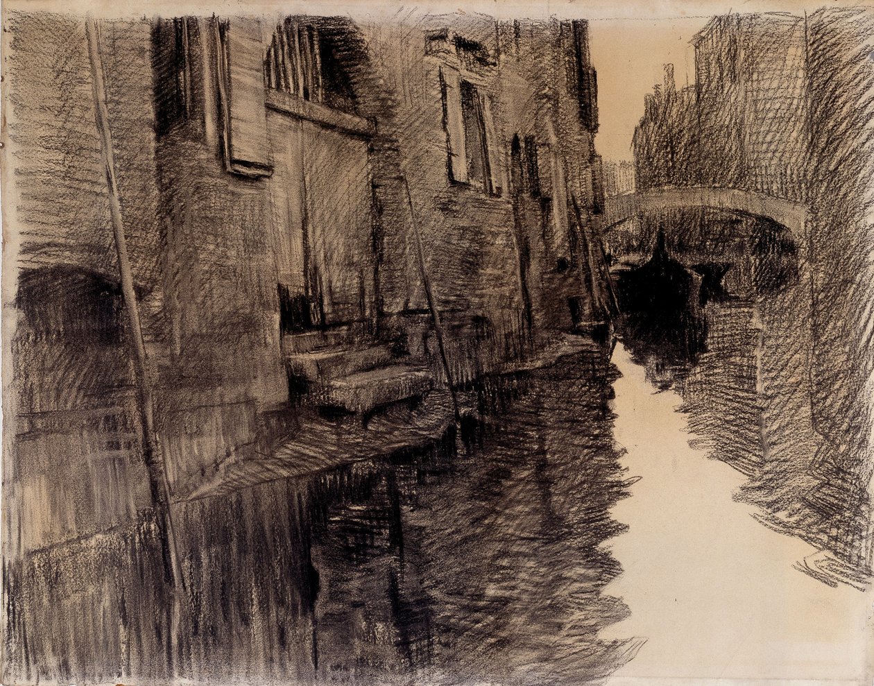 Ponte San Francesco à Venise - Albert Baertsoen