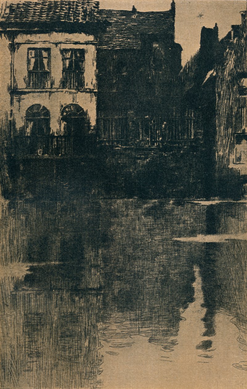 Vieilles maisons au bord de l