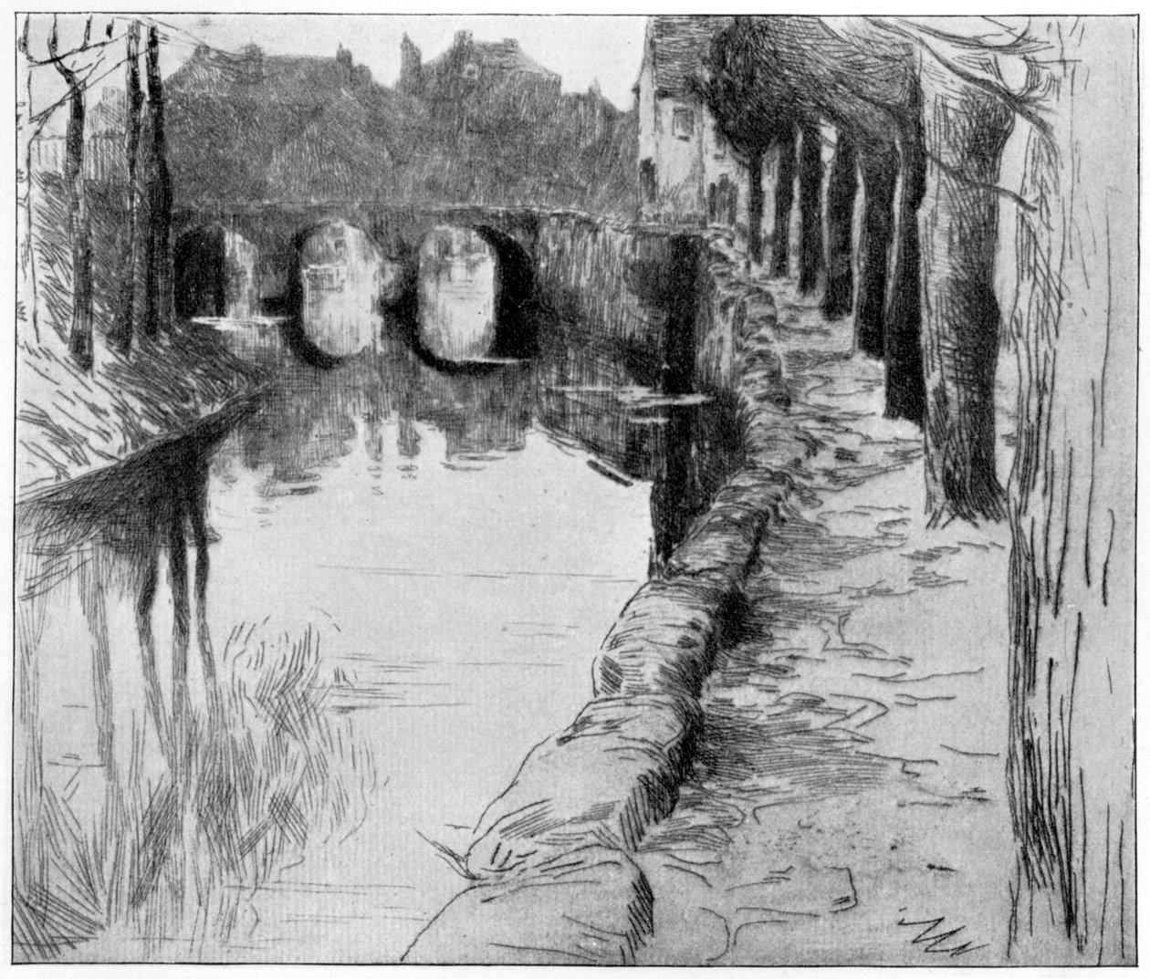 Vieux Canal, 1898 - Albert Baertsoen
