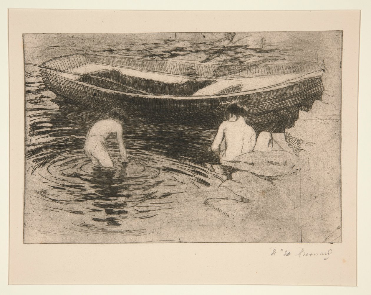 La baignade à Talloires - Albert Besnard