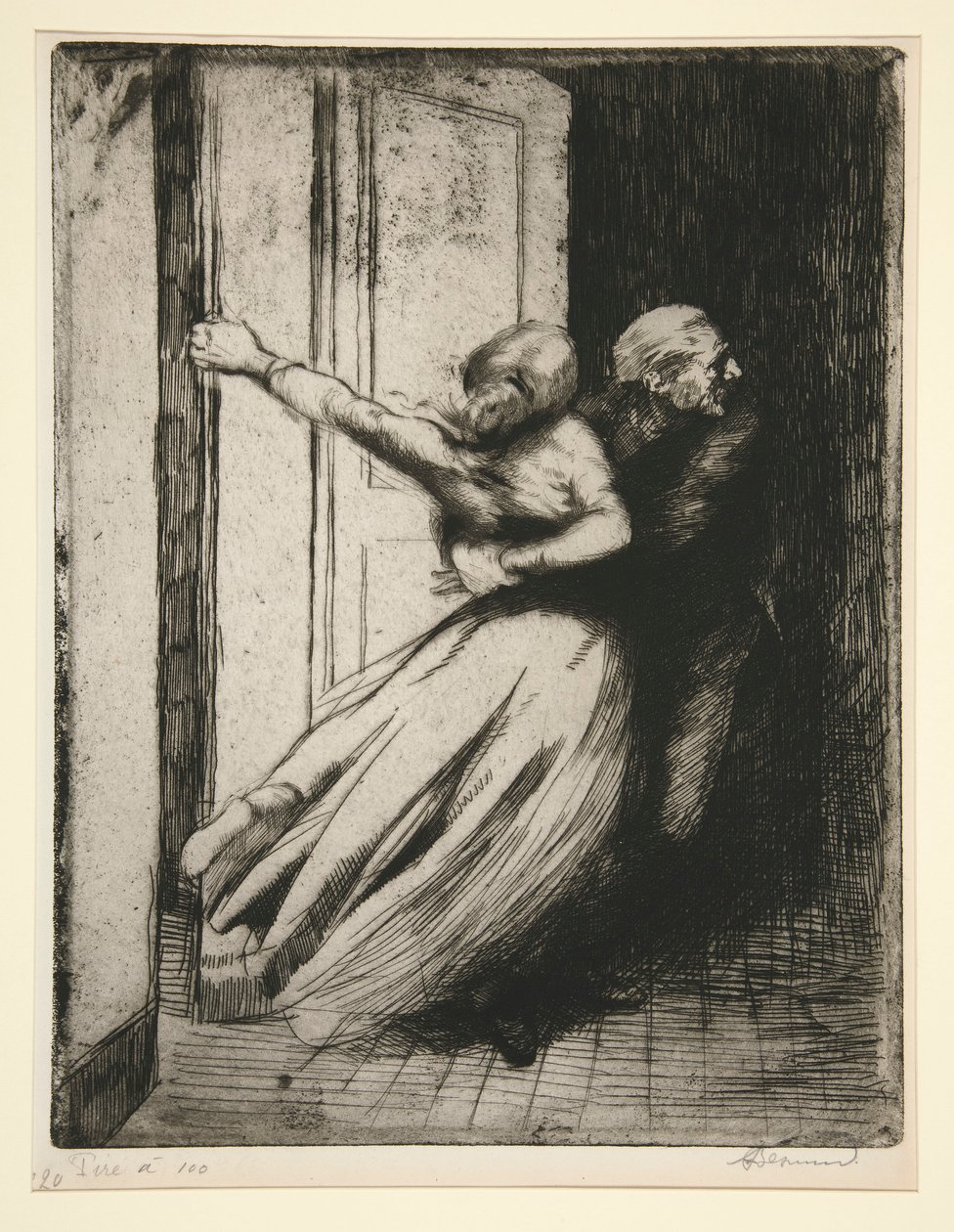 Le Viol - Albert Besnard